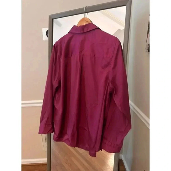 Charter Club Button‎ Down Sateen Shirt Size 18W - Picture 5 of 5